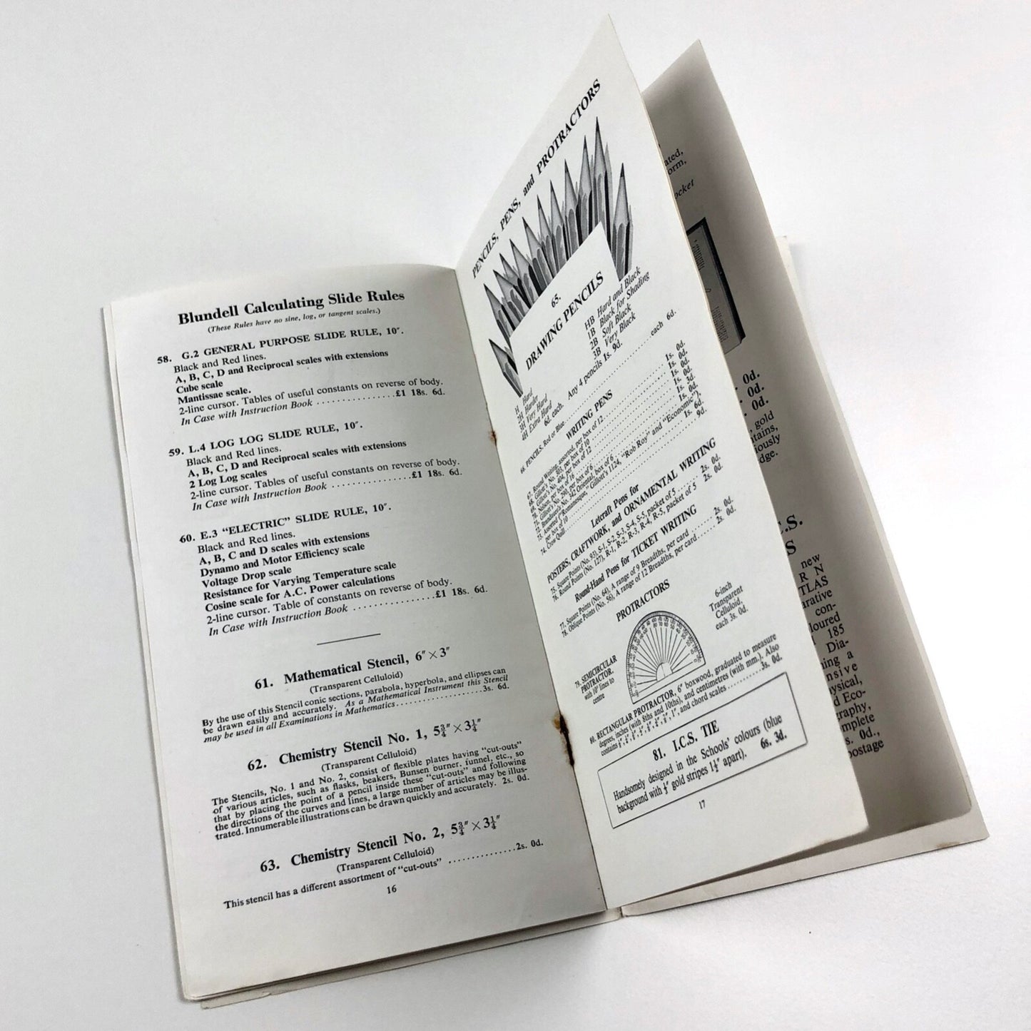 International Correspondence School (ICS) | Catalogue of Technical Supplies, 1952