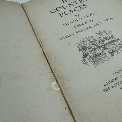 In Country Places by Eiluned Lewis – illustrated by Gilbert Spencer | Country Life, 1951