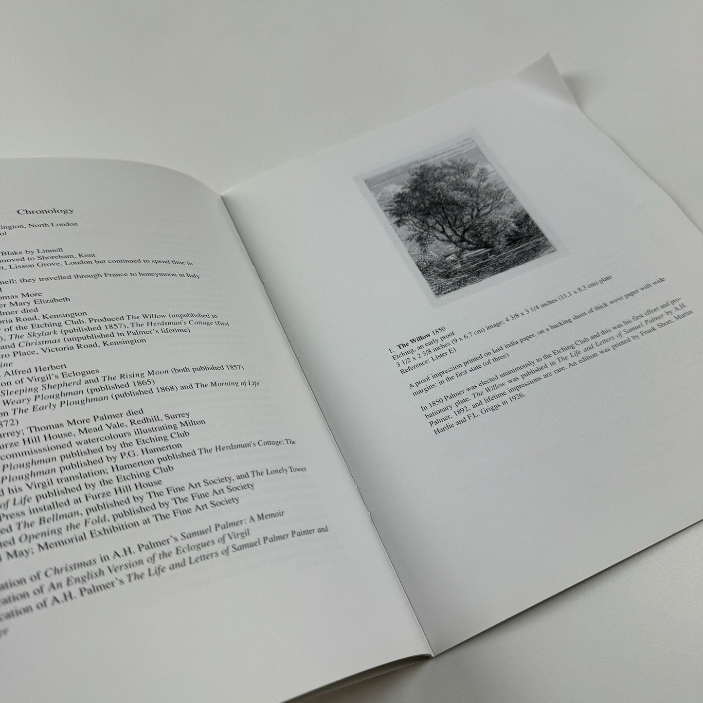 Samuel Palmer 1805-1881. The Complete Etchings | Fine Art Society 1999 catalogue