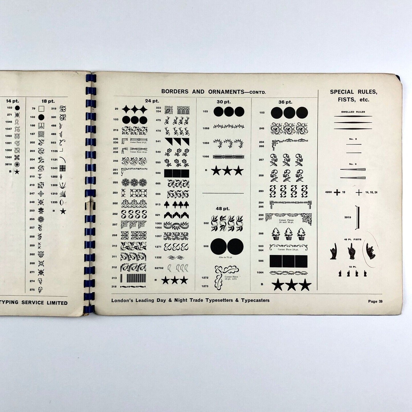 'Monotype’ Faces by Monotyping Service Limited | Type face brochure, undated