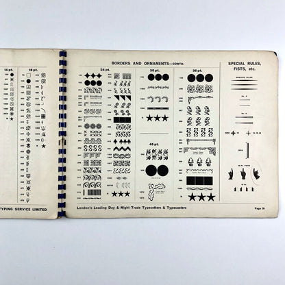 'Monotype’ Faces by Monotyping Service Limited | Type face brochure, undated