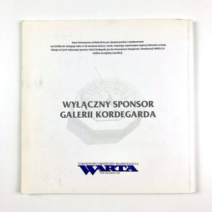 Franciszka Themerson White Paintings exhibition catalogue | Galerie Kordegarda Warsaw 1998