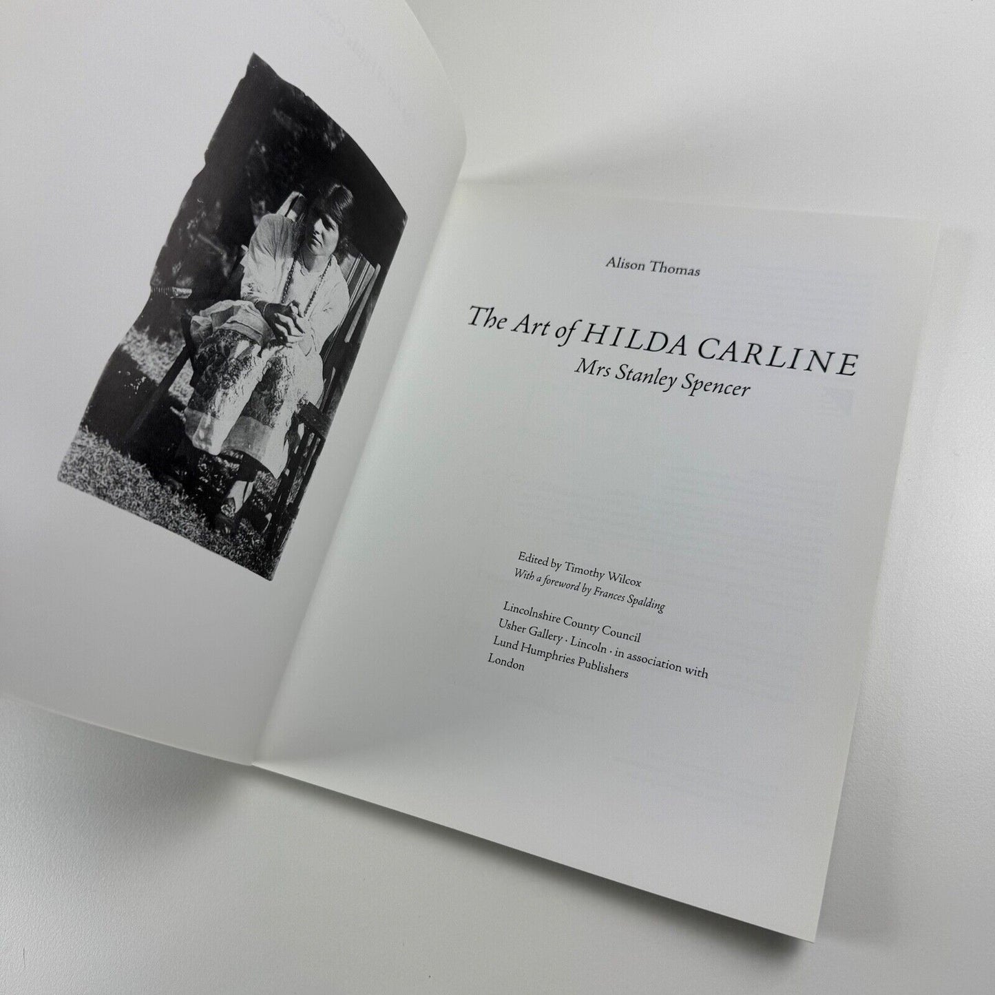 The Art of Hilda Carline Mrs Stanley Spencer by Alison Thomas | Usher Gallery | Lund Humphries, 1999