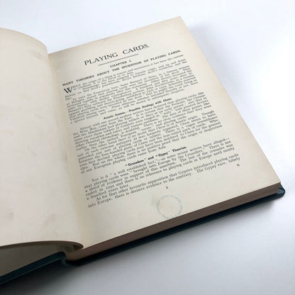 Playing Cards History of the Pack by W. Gurney Benham | Ward, Locke & Co 1931
