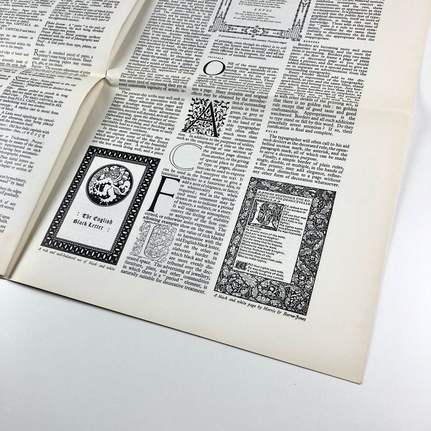 Printing Supplement – reproduction from 1922 Manchester Guardian, 1967 ATypI