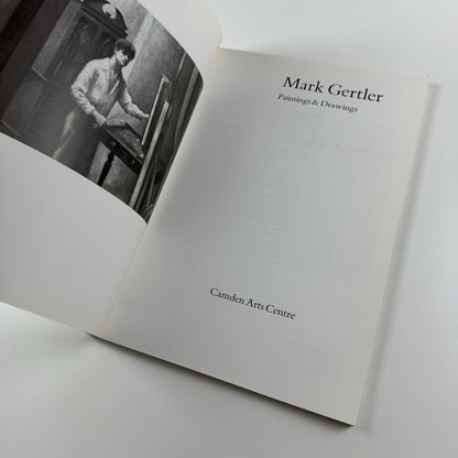 Mark Gertler Paintings & Drawings | Exhibition catalogue | Camden Arts Centre 1992