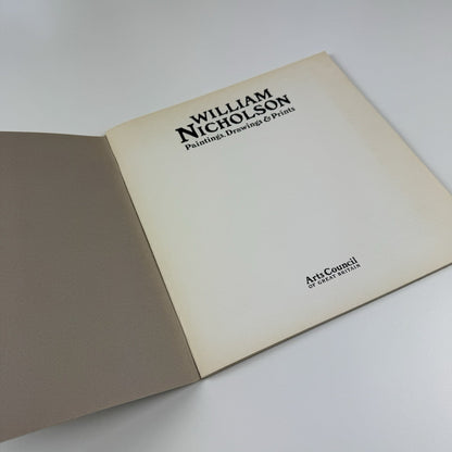 William Nicholson – Paintings, Drawings & Prints | Arts Council catalogue, 1980/81