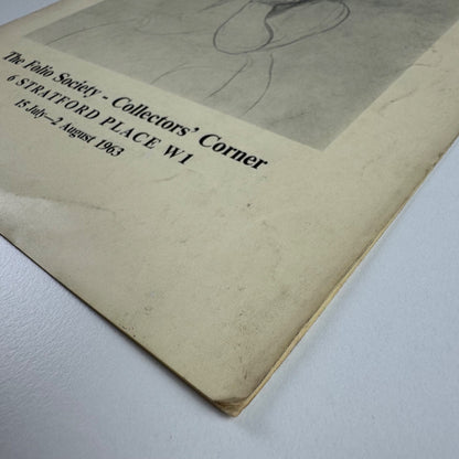 Leaflet Drawings by George Romney The Folio Society Collectors' Corner 1963