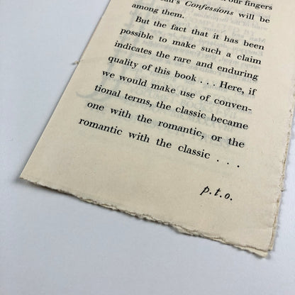 Prospectus for Rousseau’s Confessions | Nonesuch Press, 1938