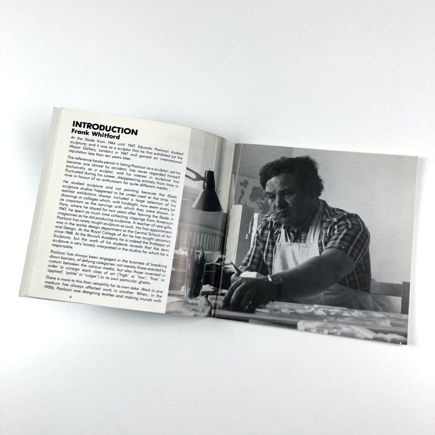 Eduardo Paolozzi. Private Vision - Public Art | Architectural Association, 1984 | introduction by Frank Whitford