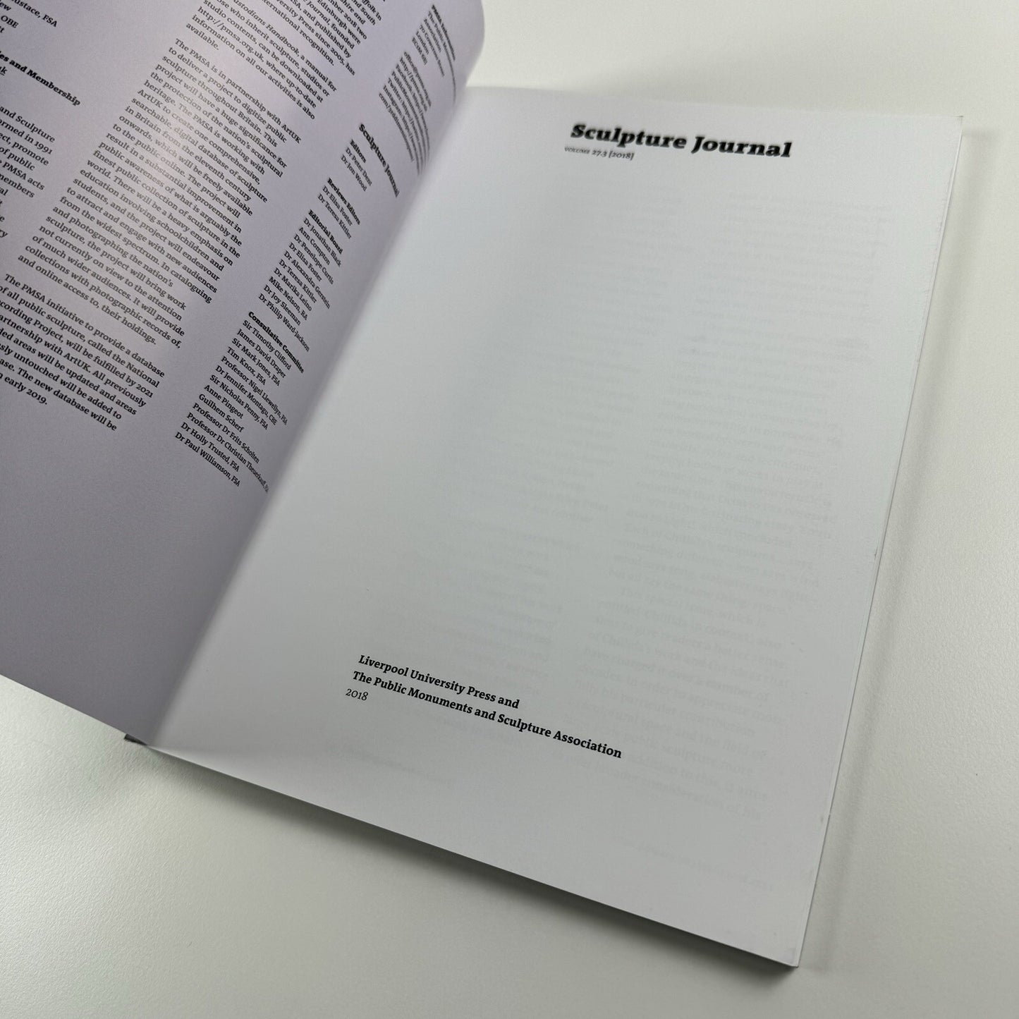 Sculpture Journal | Vol 27.3 2018 | Liverpool University Press and The Public Monuments and Sculpture Association | [Eduardo] Chillida in Context