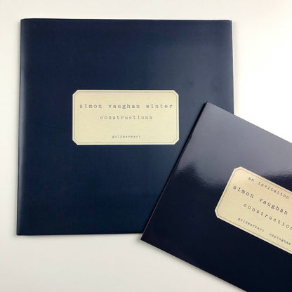 Simon Vaughan Winter | Constructions exhibition catalogue | Goldmark Art, 2003