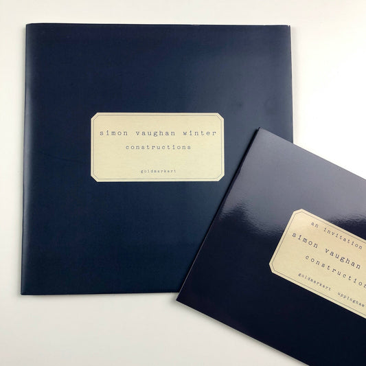 Simon Vaughan Winter | Constructions exhibition catalogue | Goldmark Art, 2003