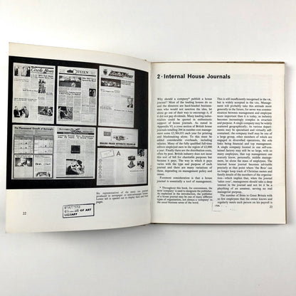 House Journals by John W. Hazzlewood | Vista Books 'Facts Of Print' series, 1963