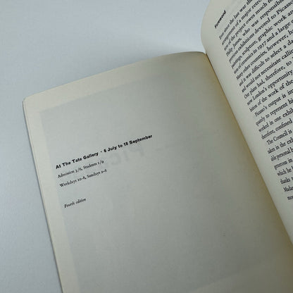 Picasso at the Tate Gallery | Arts Council catalogue 1960, 4th edition