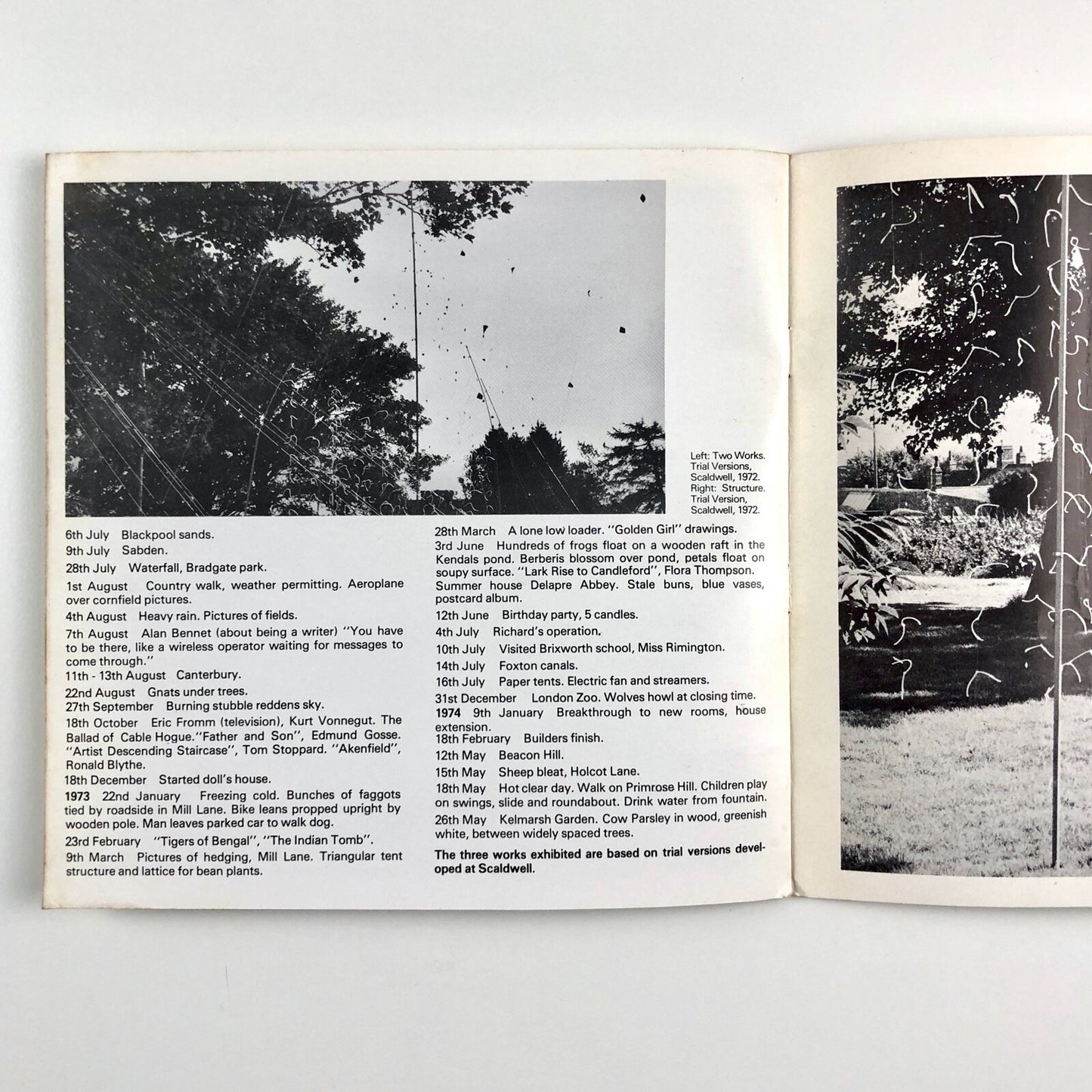 Alan Welsford – Robert Frankland | Camden Arts Centre Garden catalogue, 1974