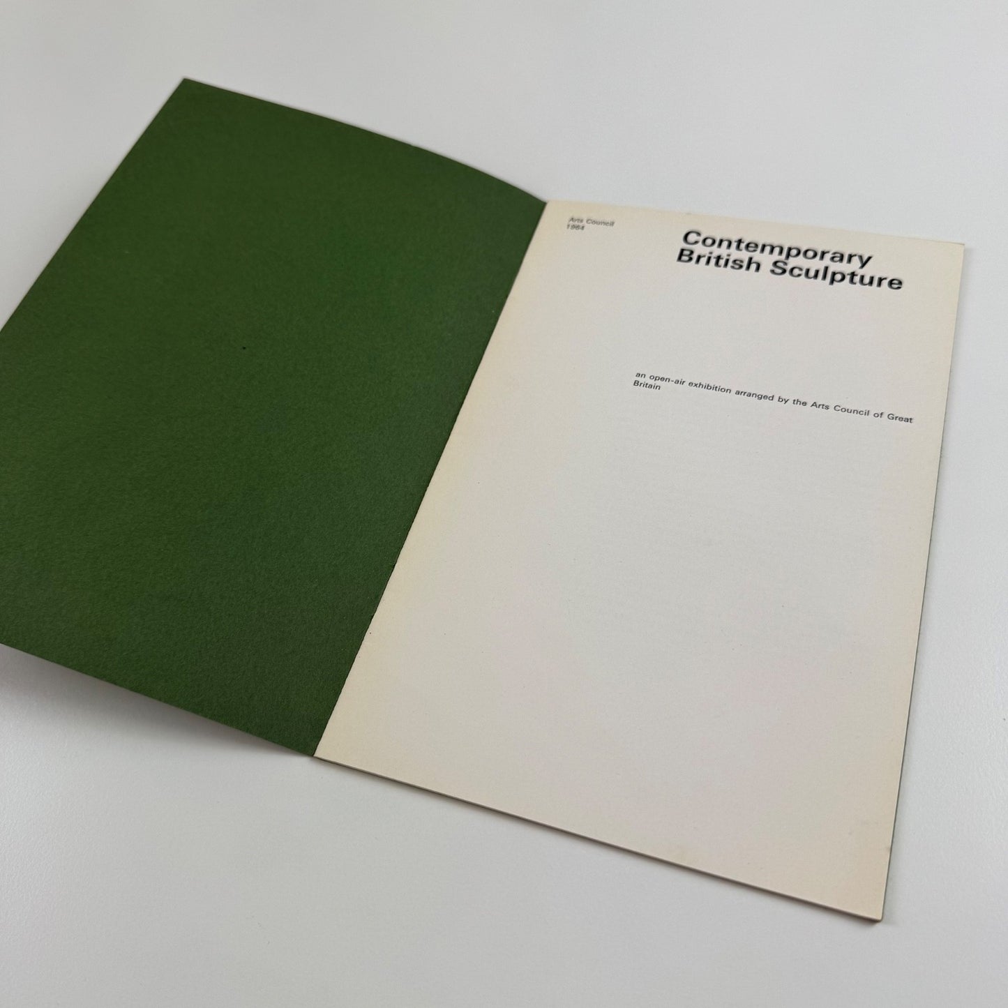 Contemporary British Sculpture. An open-air exhibition Arts Council 1964