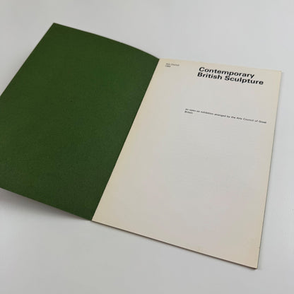Contemporary British Sculpture. An open-air exhibition Arts Council 1964