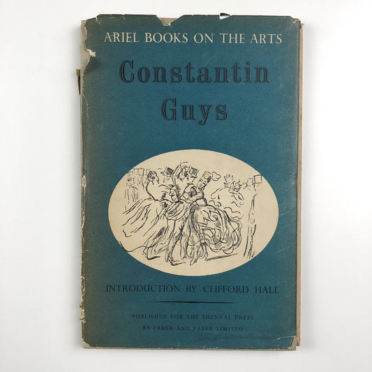 Constantin Guys Ariel Books intro Clifford Hall 1945 | Hardy Amies bookplate