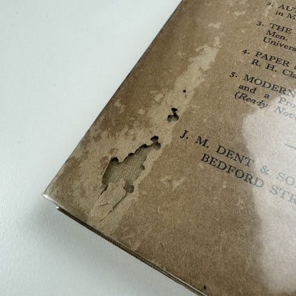 A Tour of The Temple Press. An account by James Thornton, MA of printing and binding books at the works of J.M. Dent & Sons Ltd, at Letchworth Garden City in Hertfordshire, 1935
