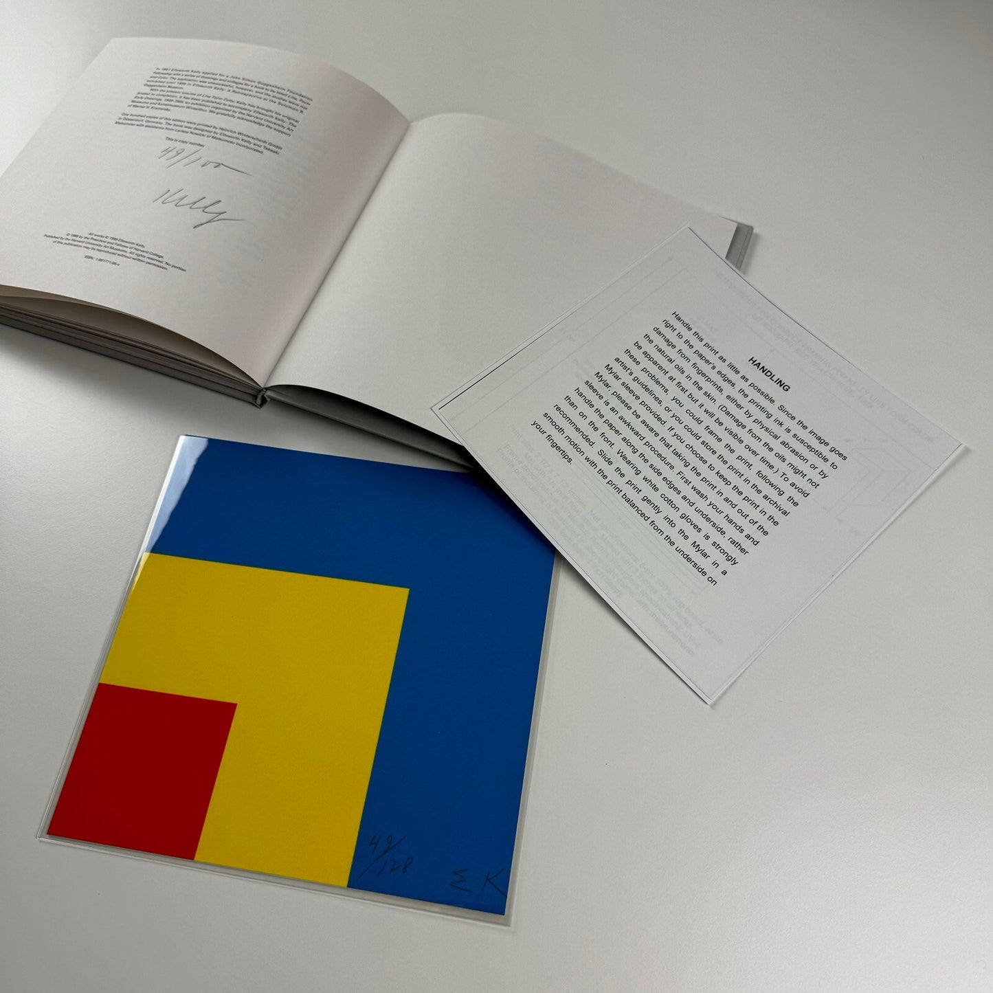 Ellsworth Kelly. Line Form Color by Harry Cooper | Harvard University Art Museum, 1999 | Signed by Kelly and numbered 49/100