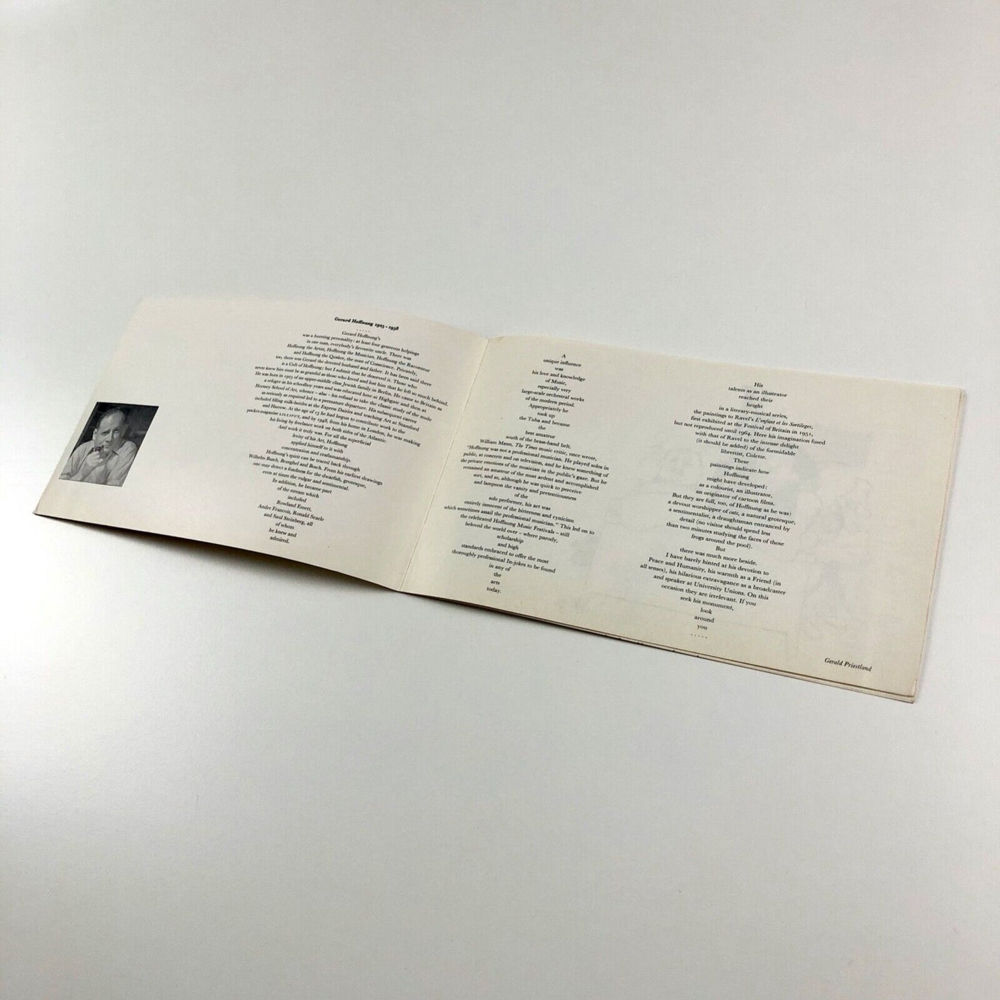 Gerard Hoffnung 1925-1958 Brighton Festival 1968 | Brighton College of Art