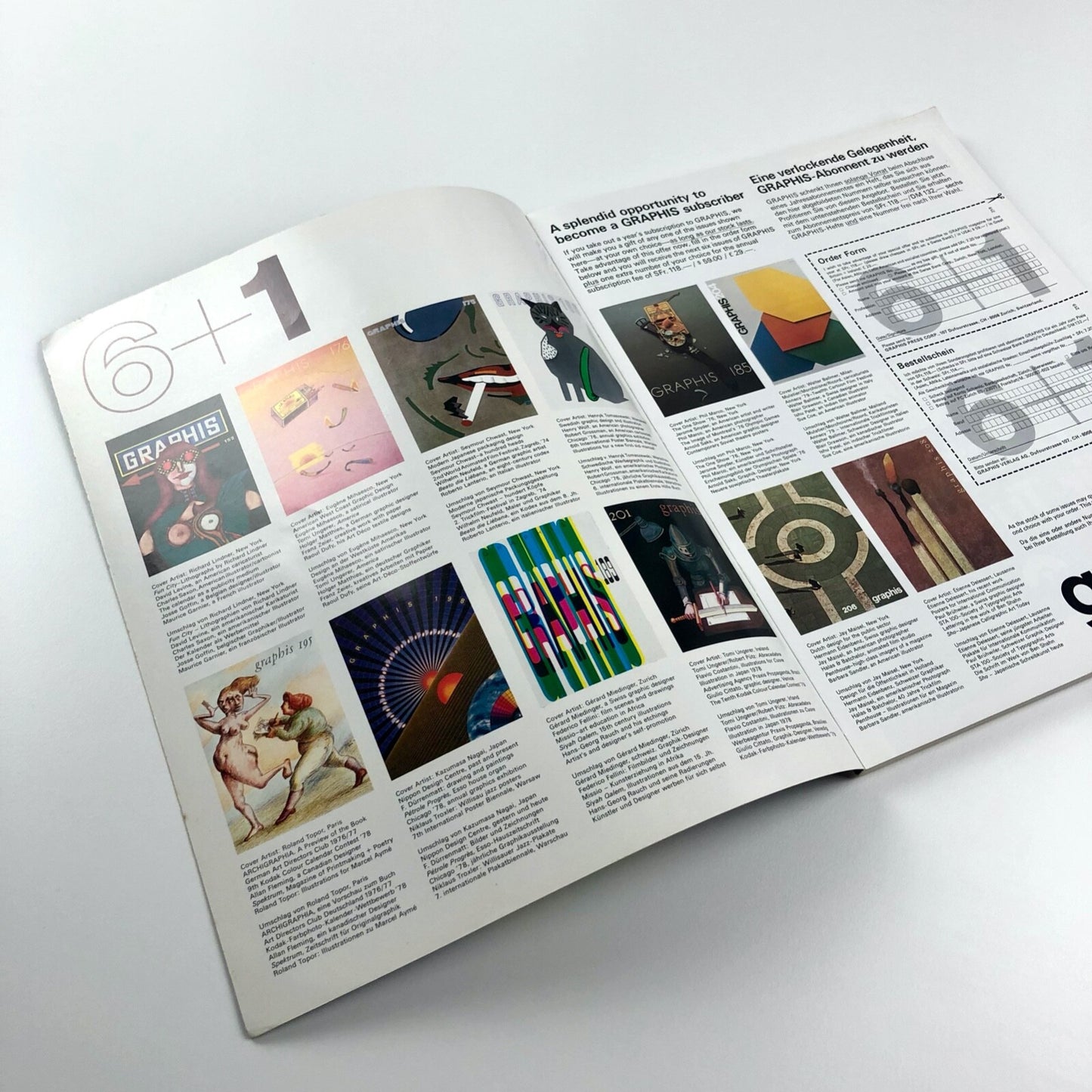 Graphis No 219 Vol 38 May/June 1982 journal | Editor Walter Herdeg | Graphis Press Corp