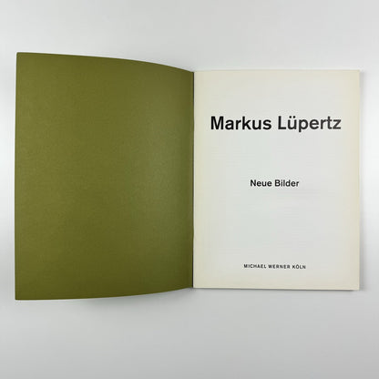 Markus Lüpertz. Neue Bilder | Text Pamela Kort | Galerie Michael Werner exhibition catalogue, 1997/8