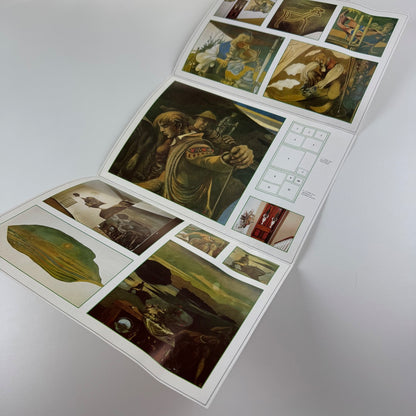 Folding card Ceri Richards. The Norwegian Murals | British Council, c.1981