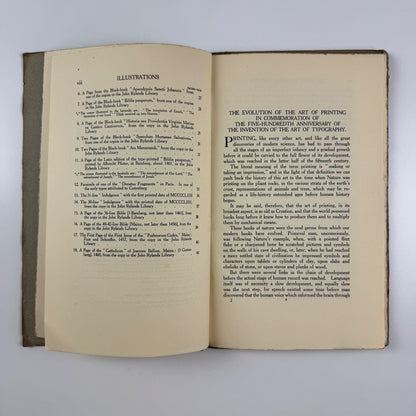 The evolution of the art of printing by Henry Guppy Manchester Univ Press, 1940