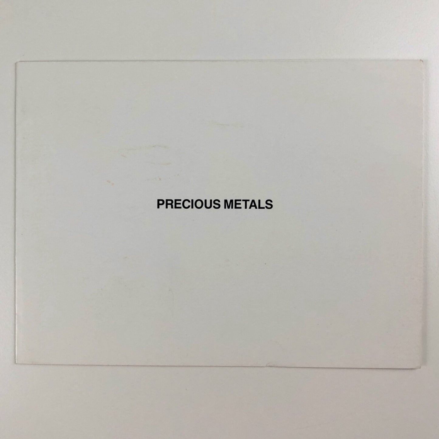 Precious Metals – Ten photo-triptychs by Roger Palmer | Serpentine private view invitation, folded card