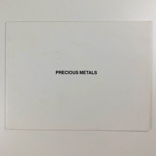 Precious Metals – Ten photo-triptychs by Roger Palmer | Serpentine private view invitation, folded card