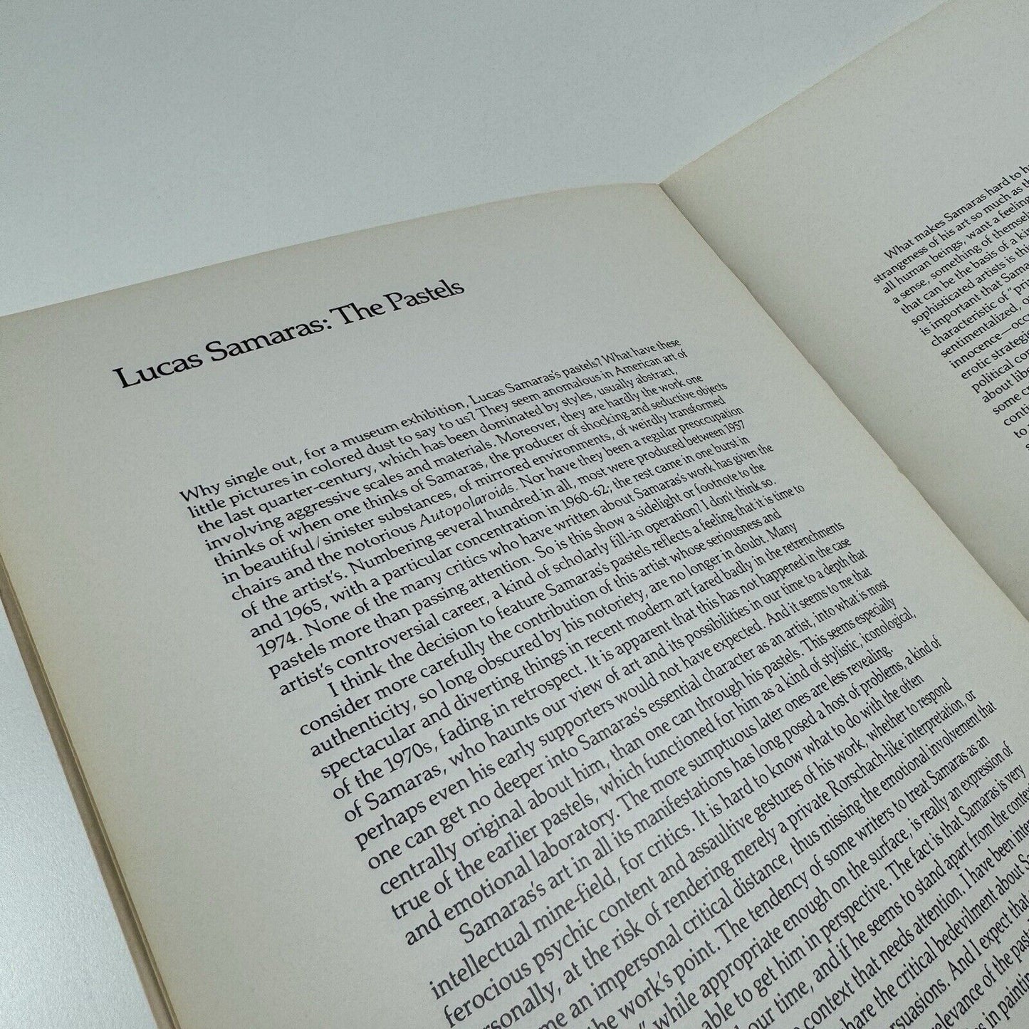 Lucas Samaras – Pastels | Denver Art Museum exhibition catalogue, 1981