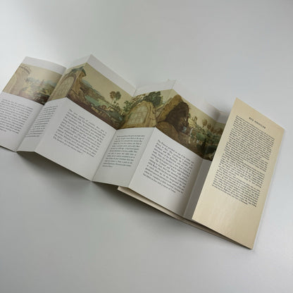 Fold out guide to The Rex Whistler Room at Tate Gallery Restaurant, undated