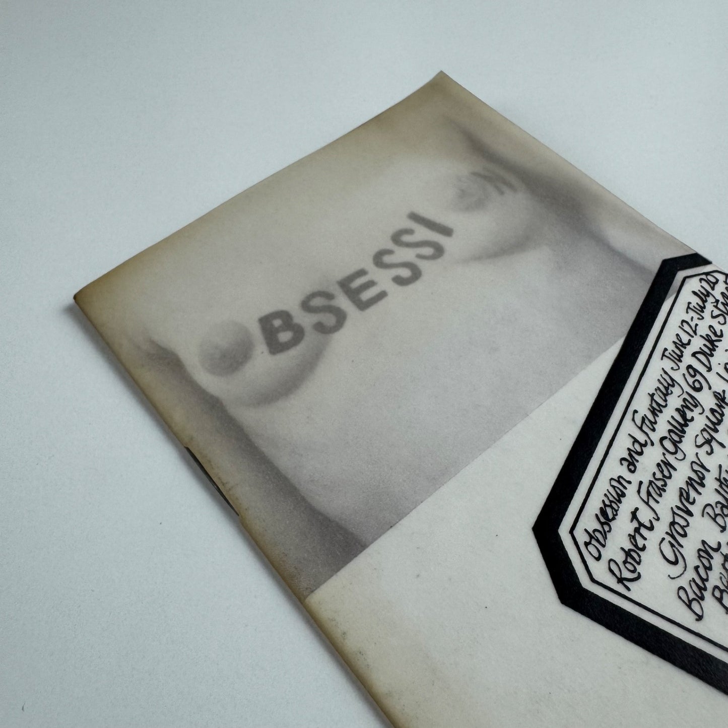 Obsession and Fantasy | Robert Fraser Gallery, London, June 1963? surrealism exhibition including: Bacon, Balthus, Blake, Beumer, Bettencourt, Dado, Dubuffet, Giacometti, Lindner, Stevenson