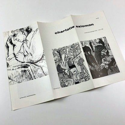 Exhibition leaflet for Charlotte Salomon | Museum Fodor Amsterdam | Cat. no. 259, 1961