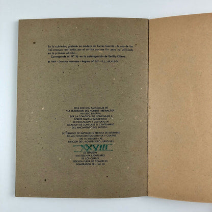 J. Torres-Garcia: La Tradicion del Hombre Abstracto | 1974 Facsimile edition