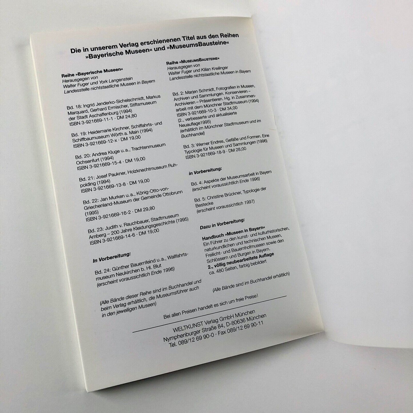 Gefäße und Formen, Eine Typologie für Museen und Sammlungen | Werner Endres | 1996