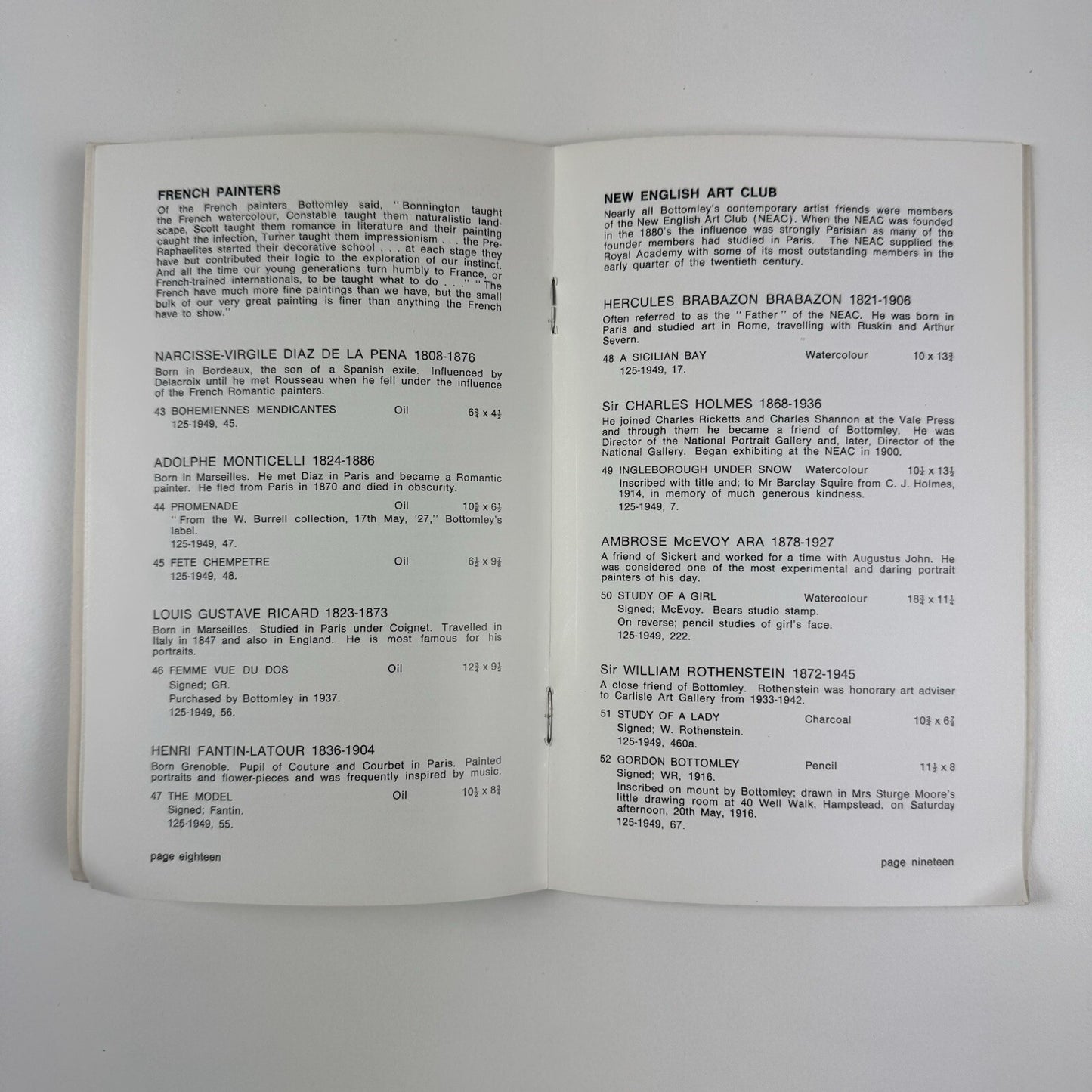 Gordon Bottomley – Poet and Collector | Carlisle City Art Gallery c.1970