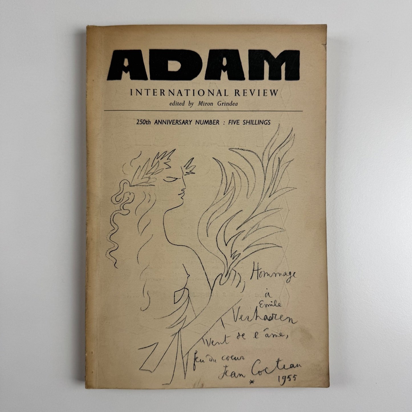 ADAM International Review ed. Miron Grindea. 250th anniversary XXII no. 250 1955