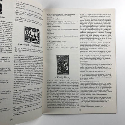 Early Children's Books in the Bodleian Library | Exhibition catalogue, 1995