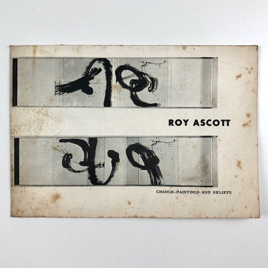 Roy Ascott: Change – Paintings and Reliefs | Presumed exhibition c.1959/early 60s