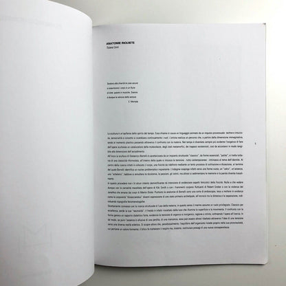 Domenico Borrelli exhibition catalogue | Studio Recalcati, Torino, 1998