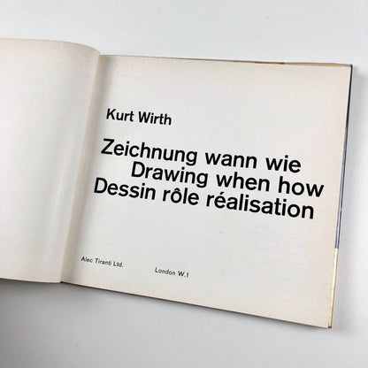 Drawing: when how by Kurt Wirth | Alec Tiranti Ltd, 1965
