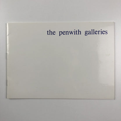 The Penwith Galleries promotional leaflet c1976 intro Frank Halliday