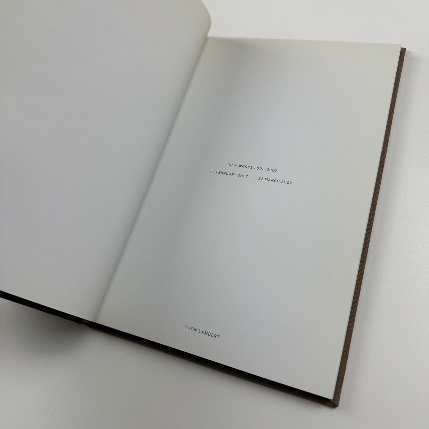 Richard Jackson. New works 2006-2007 | Yvon Lambert New York exhibition catalogue