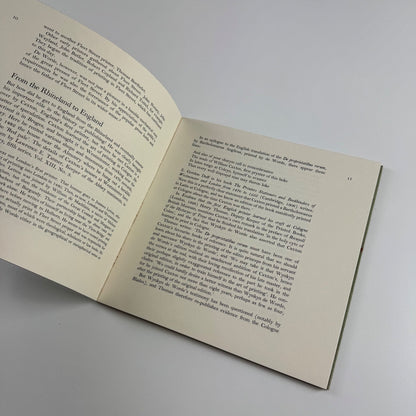 Wynkyn de Worde. Father of Fleet Street by James Moran Shenval Press keepsake | Presented by members of the Young Managing Printers USA Study Group October 1977 | British Printing Industries Federation