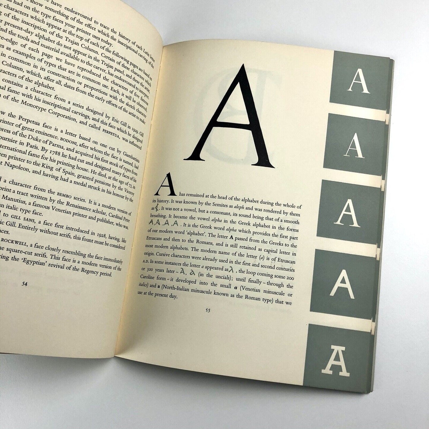 Alphabet Exhibition. The Alphabet Throughout the Ages | Staples Press London, 1953