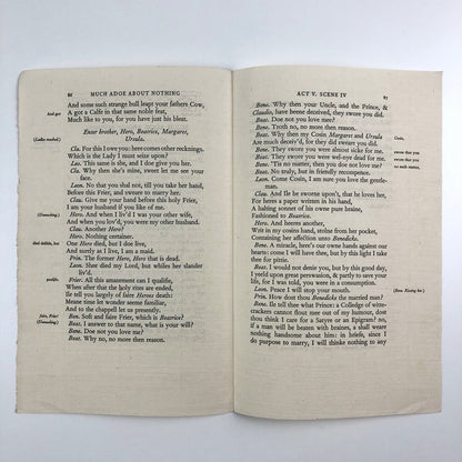Much Adoe About Nothing – specimen pages | Nonesuch Press, undated