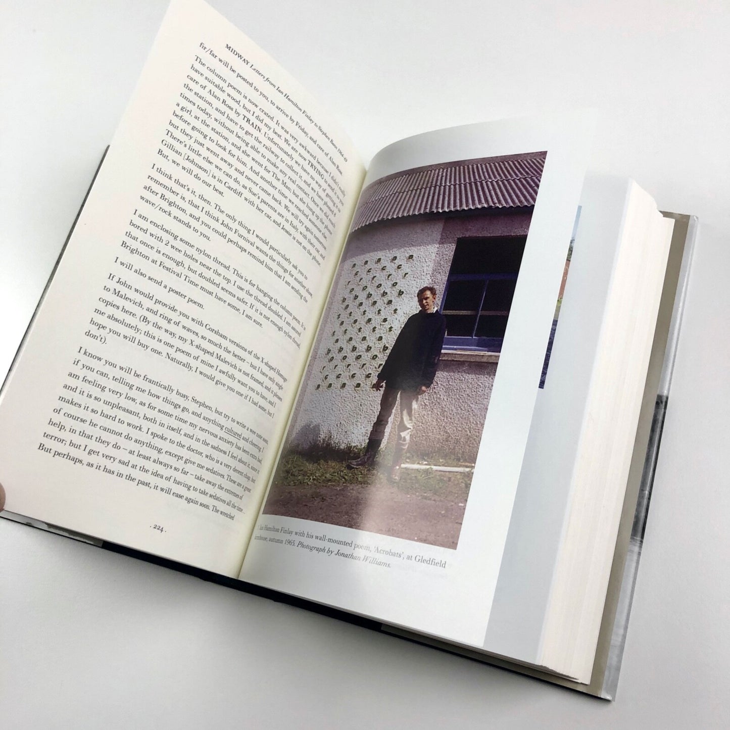 Midway. Letters from Ian Hamilton Finlay to Stephen Bann 1964-69 | Hardback | Wilmington Square Books, 2014